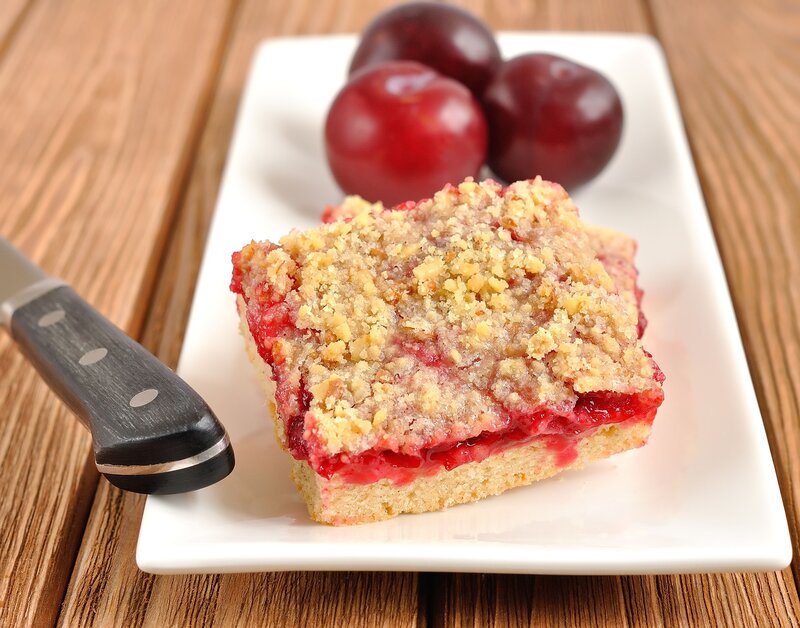 Plum Crumble Bar