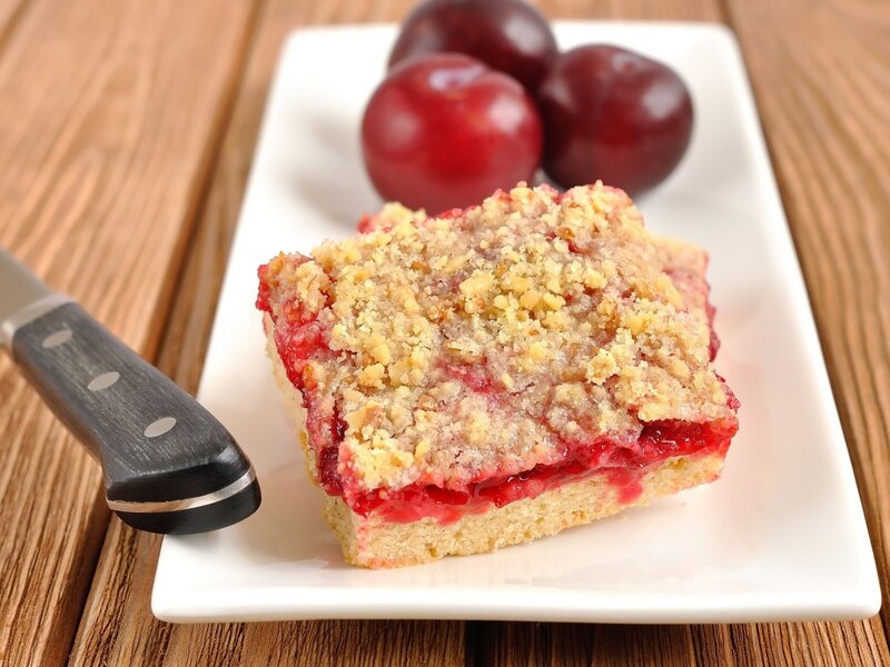 Plum Crumble Bar — White
