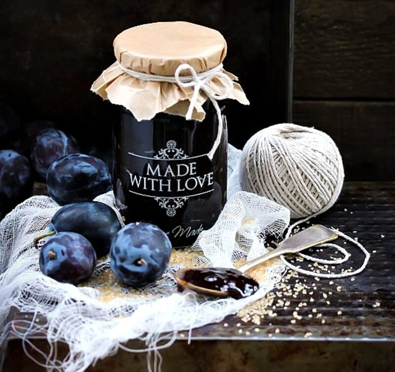 Plum Jam in a Jar