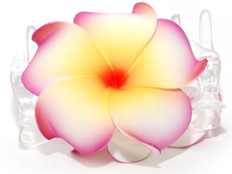Plumeria Flower Hair Clip