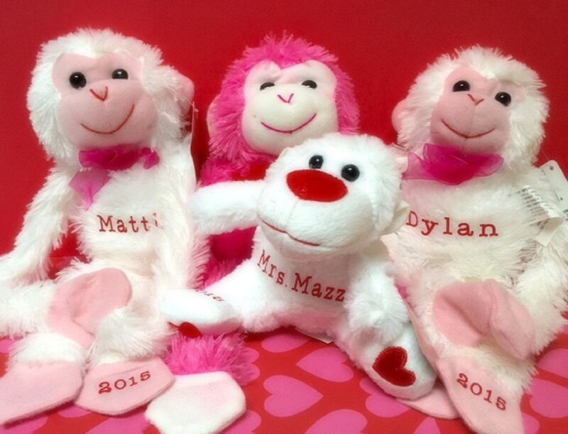 Plush Monkeys with Names