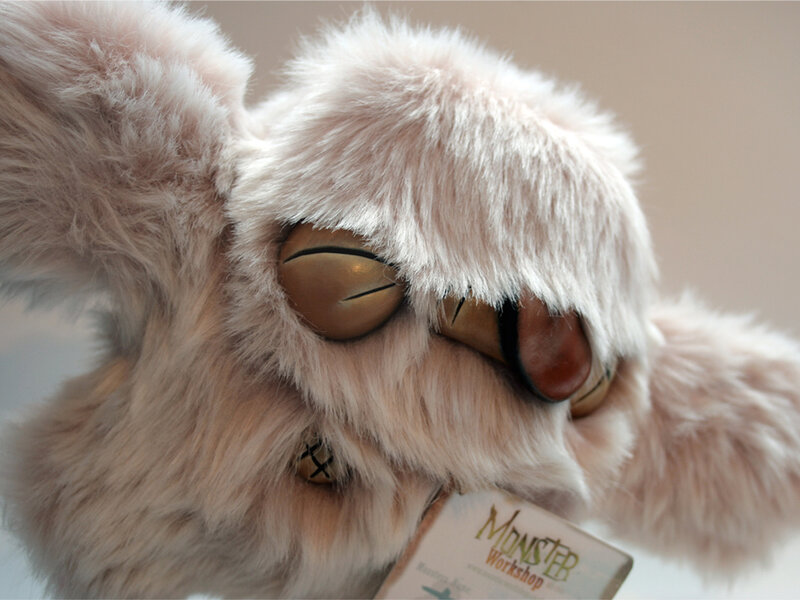 plush monster toy close-up