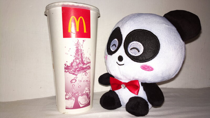 Plush Panda Toy — White
