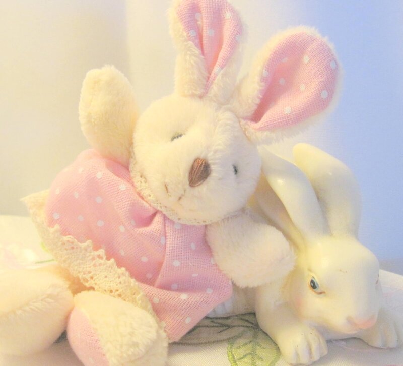 Plush Rabbit Toy — Pink