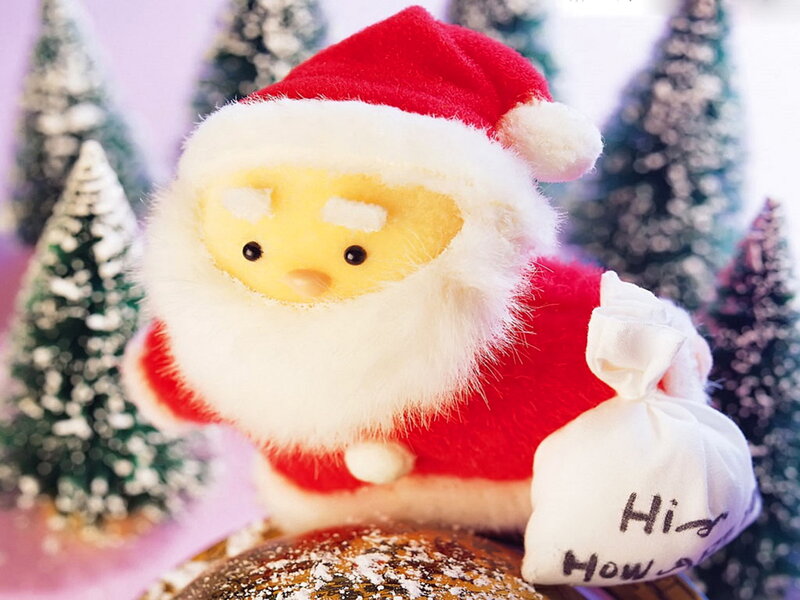 Plush Santa Bird