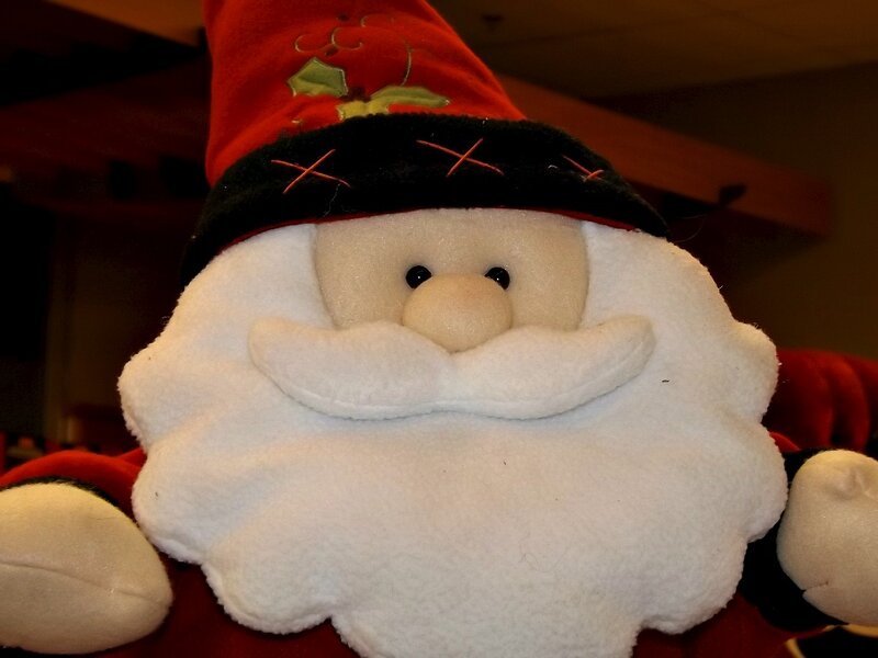 Plush Santa Claus — Red, Festive