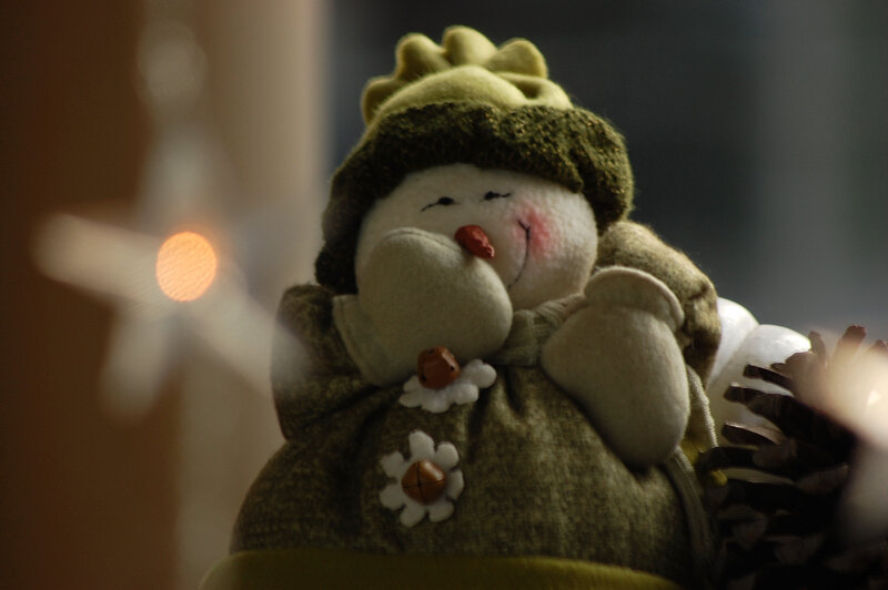 Plush Snowman Doll