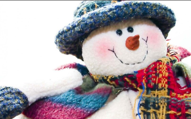plush snowman toy