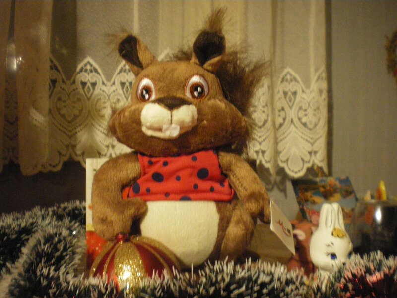 Plush Squirrel Toy