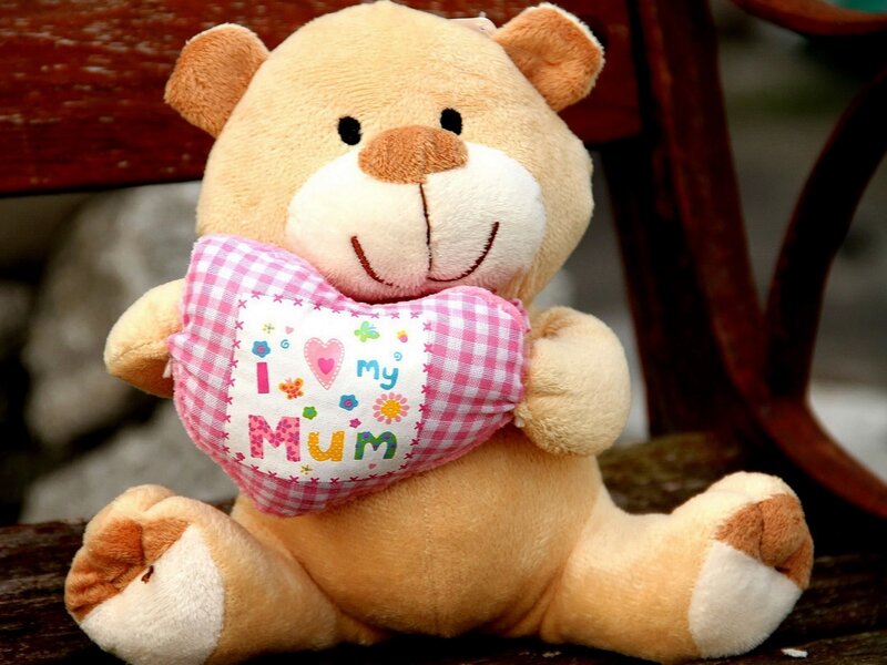 Plush Teddy Bear — Beige