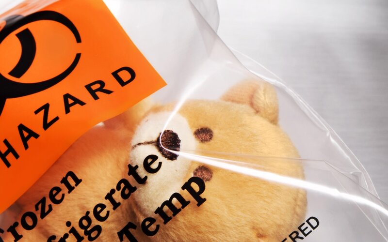 plush toy in packaging