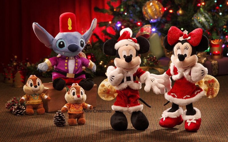 Plush Toys in Christmas Attire