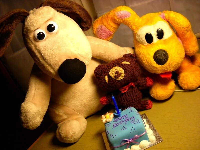 Plush Toys with Cake