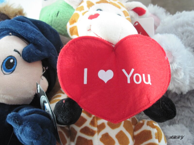 Plush Toys with Heart