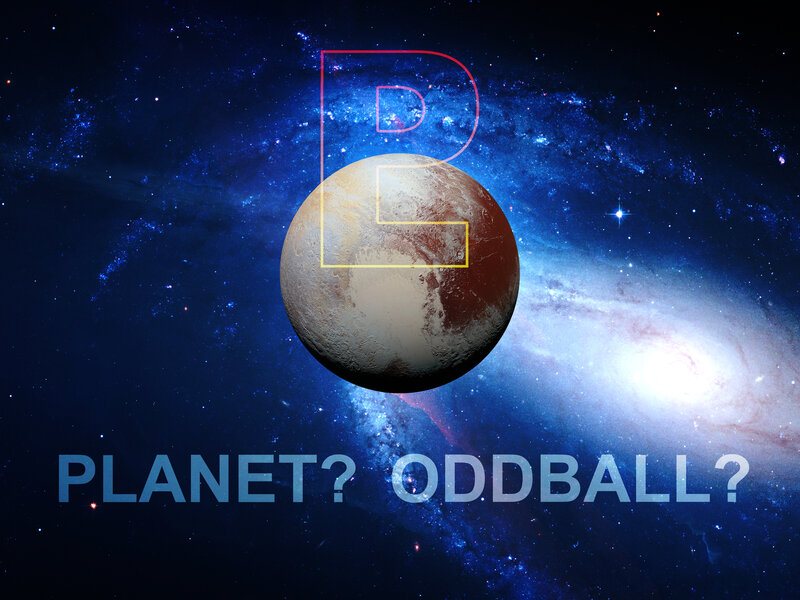 Pluto Planet — Blue, Dramatic