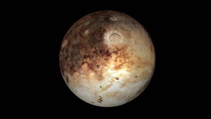 Pluto Planet — Brown, Dark