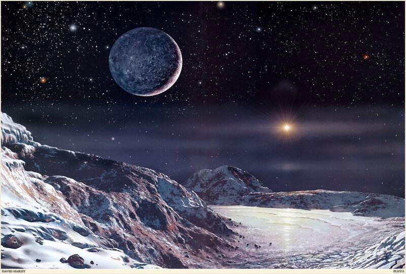 Pluto's icy landscape