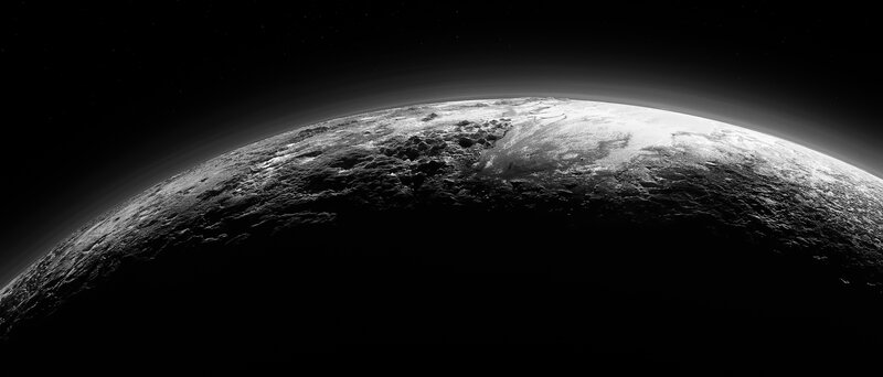 Pluto Surface — Black