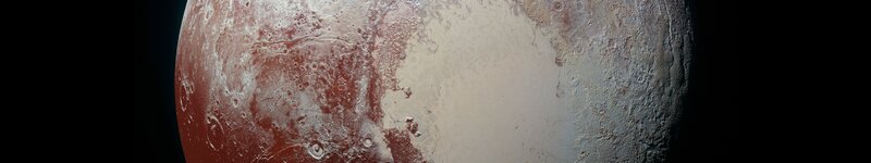 Pluto Surface — Red