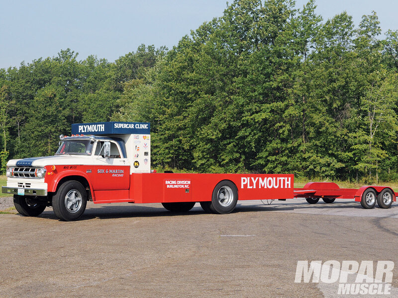Plymouth race truck