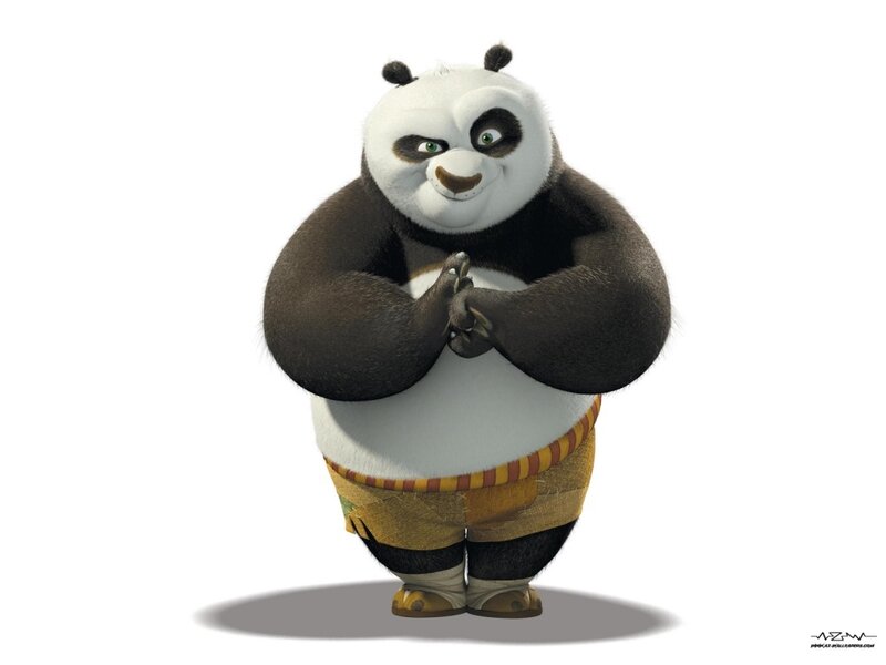 Po the panda from Kung Fu Panda