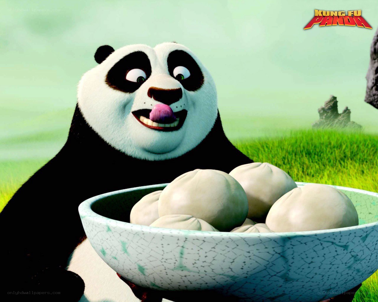 Po with dumplings