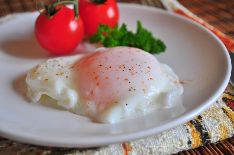 Poached Egg on Plate