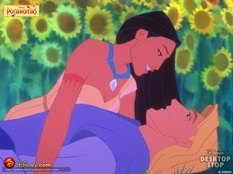 Pocahontas and John Smith