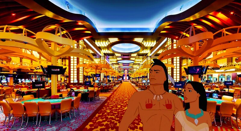 Pocahontas and John Smith — Yellow