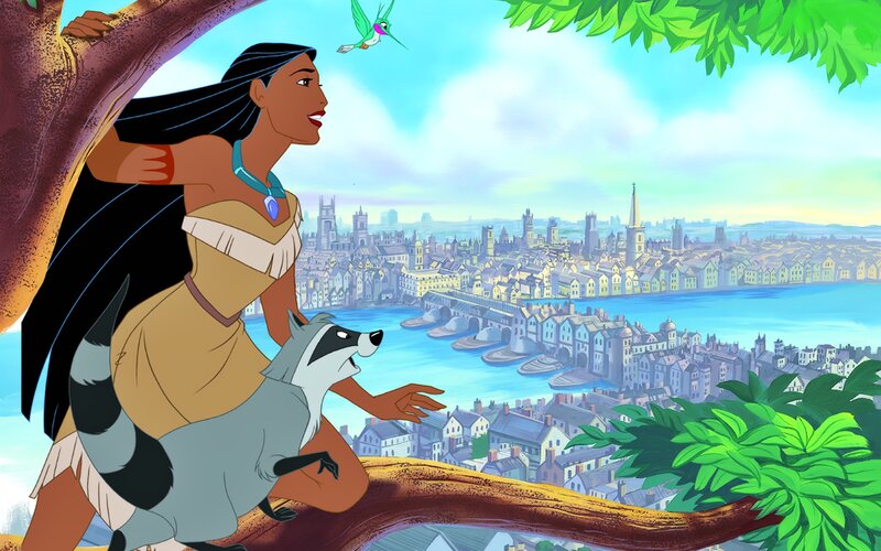 Pocahontas and Meeko