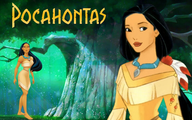 Pocahontas Character — Green