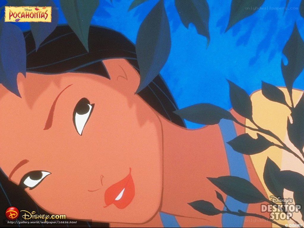 Pocahontas in the forest