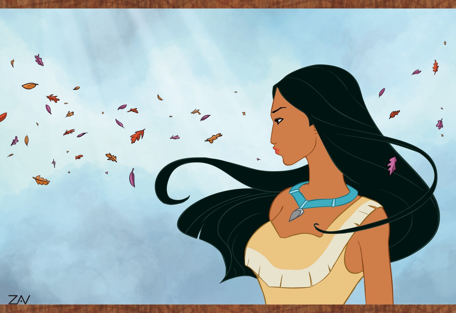 Pocahontas in the wind