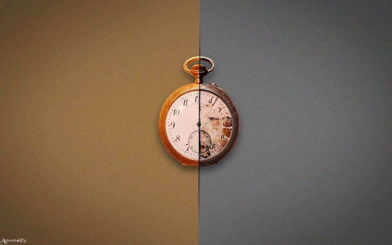 Pocket Watch — Brown