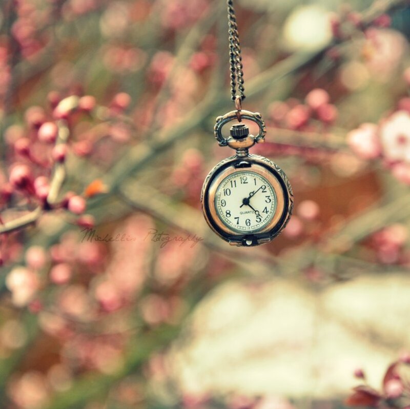 Pocket Watch Hanging — Pink