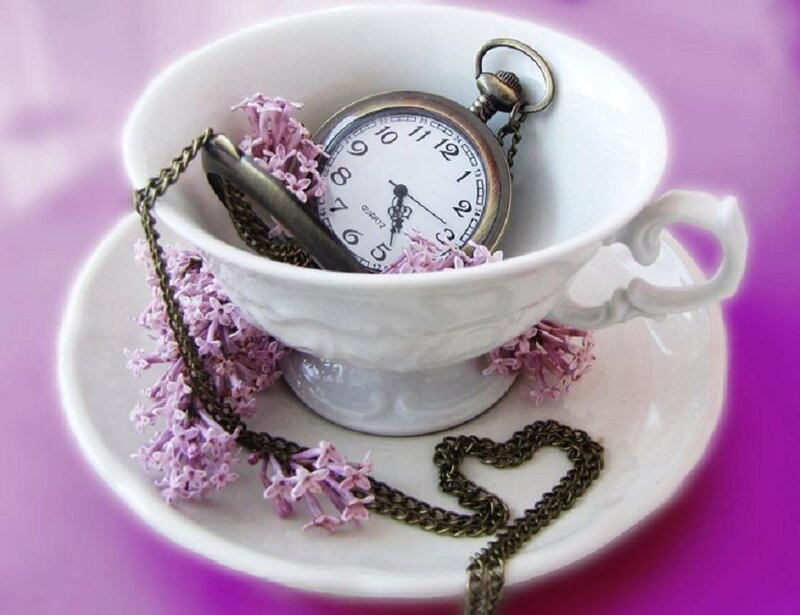 Pocket Watch in Teacup