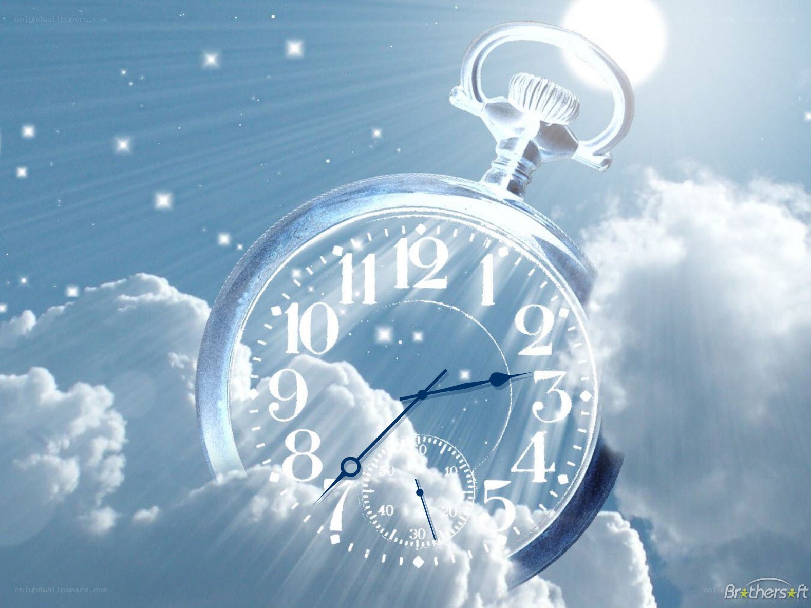 Pocket watch in the sky