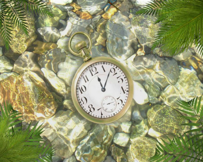 Pocket Watch in Water — Green