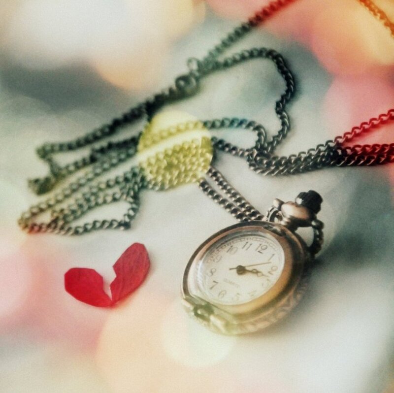 Pocket Watch Necklace — White