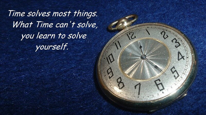 Pocket Watch on Blue Fabric — Reflective