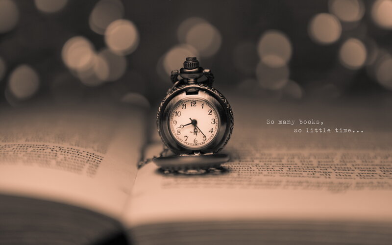 Pocket Watch on Book — Brown, Contemplative