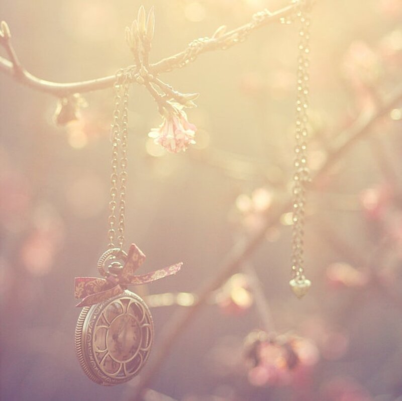 Pocket Watch on Branch — Gold