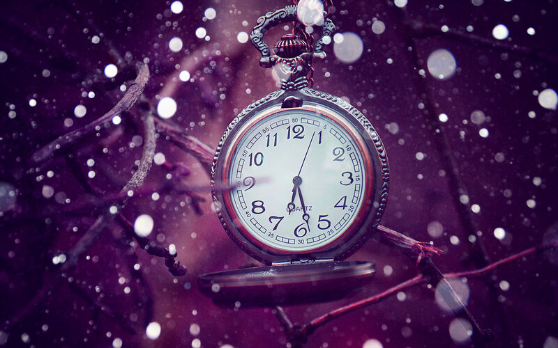 Pocket Watch on Branch