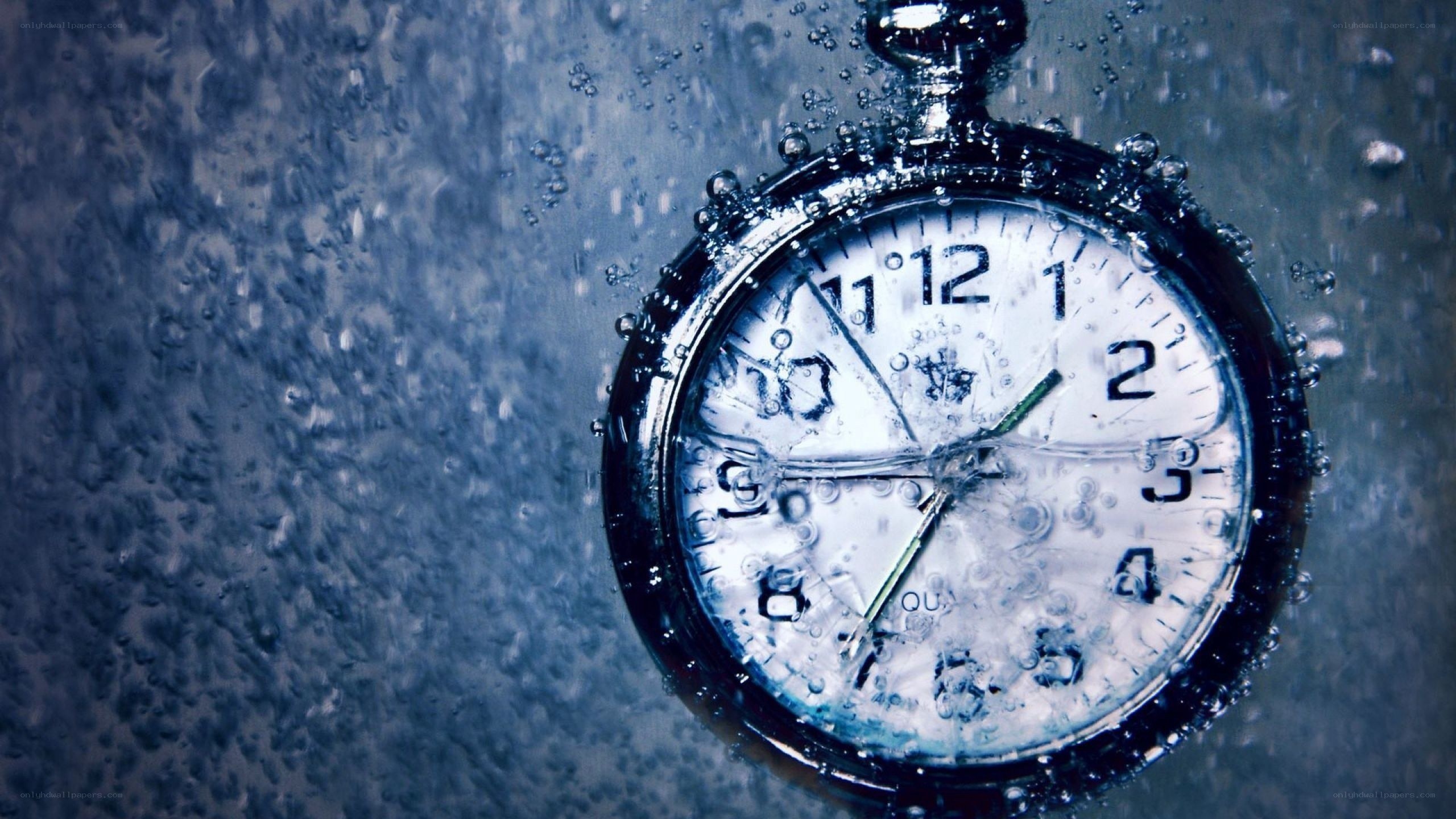 pocket watch underwater