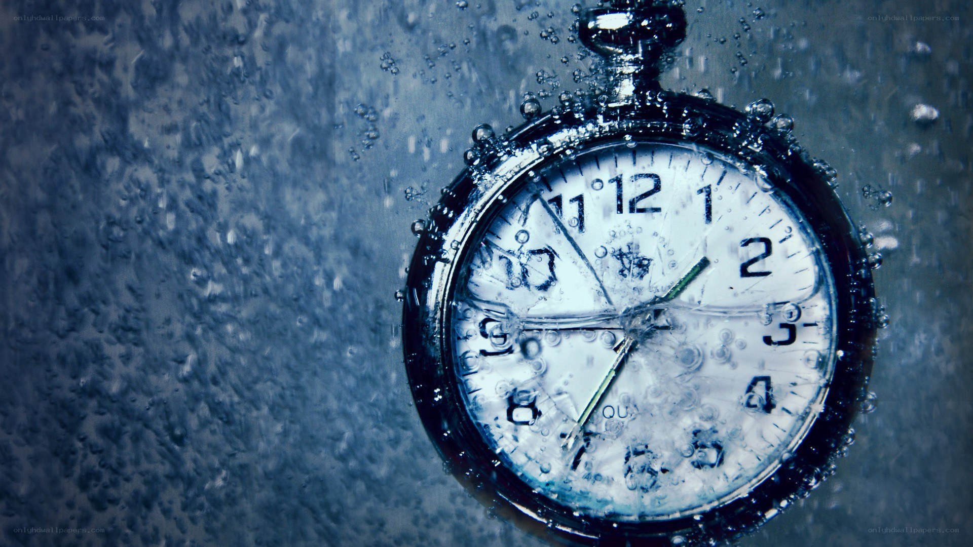 pocket watch underwater