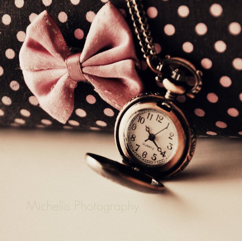 Pocket Watch with Bow