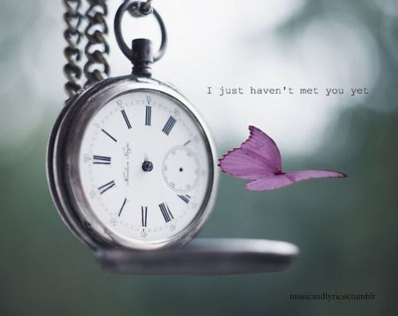 Pocket Watch with Butterfly
