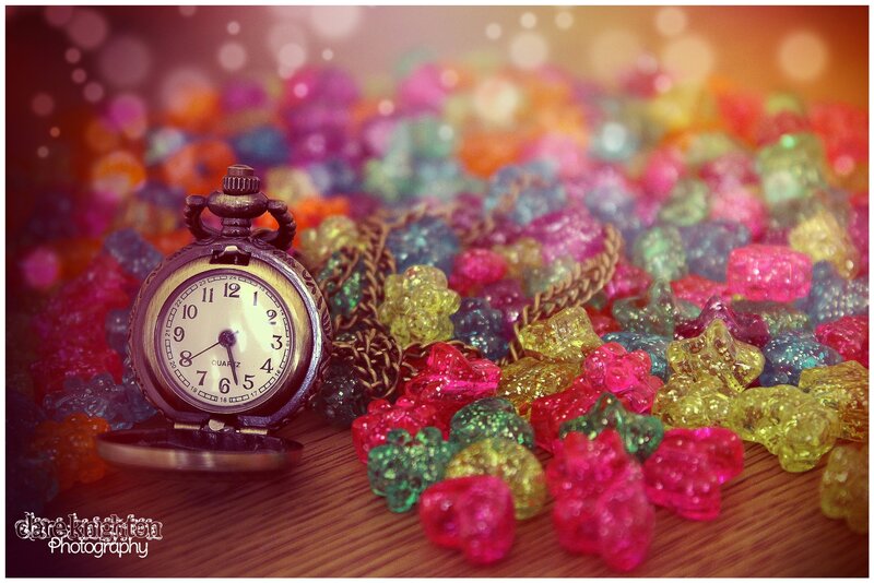 Pocket Watch with Gummy Bears