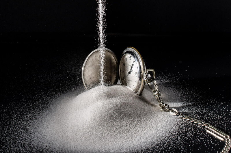 Pocket Watch with Sand