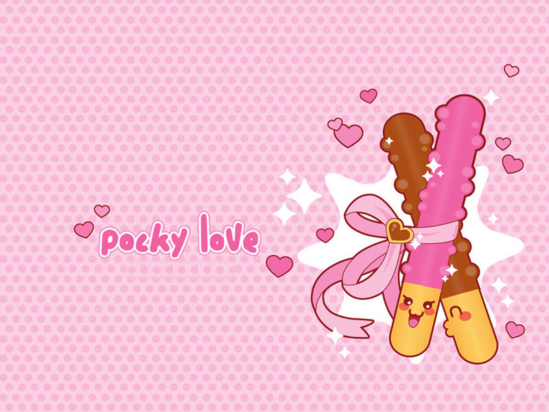 Pocky love illustration